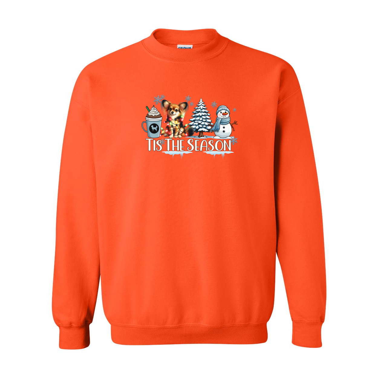 Russian Toy Tis The Season Winter Heavy Blend Crewneck Sweatshirt - WagALotBowWow