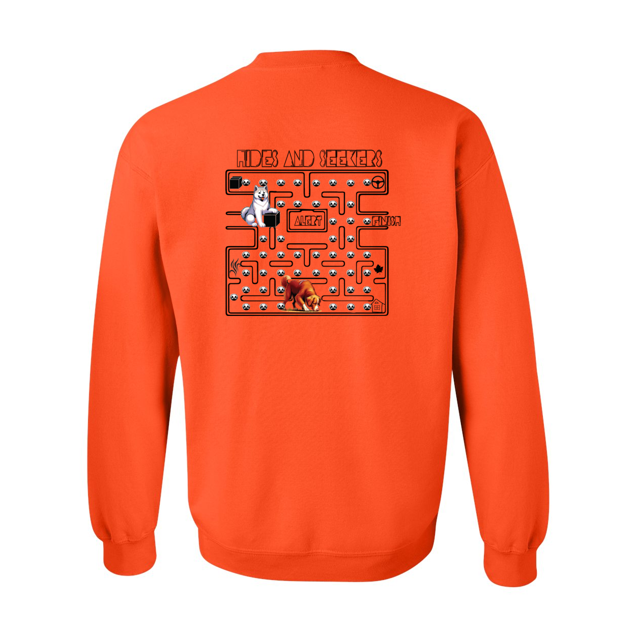 River Maze Scent Heavy Blend Crewneck Sweatshirt - WagALotBowWow