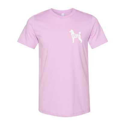 Scent Poodle 2 F/B Unisex Short Sleeve Jersey Tee - WagALotBowWow