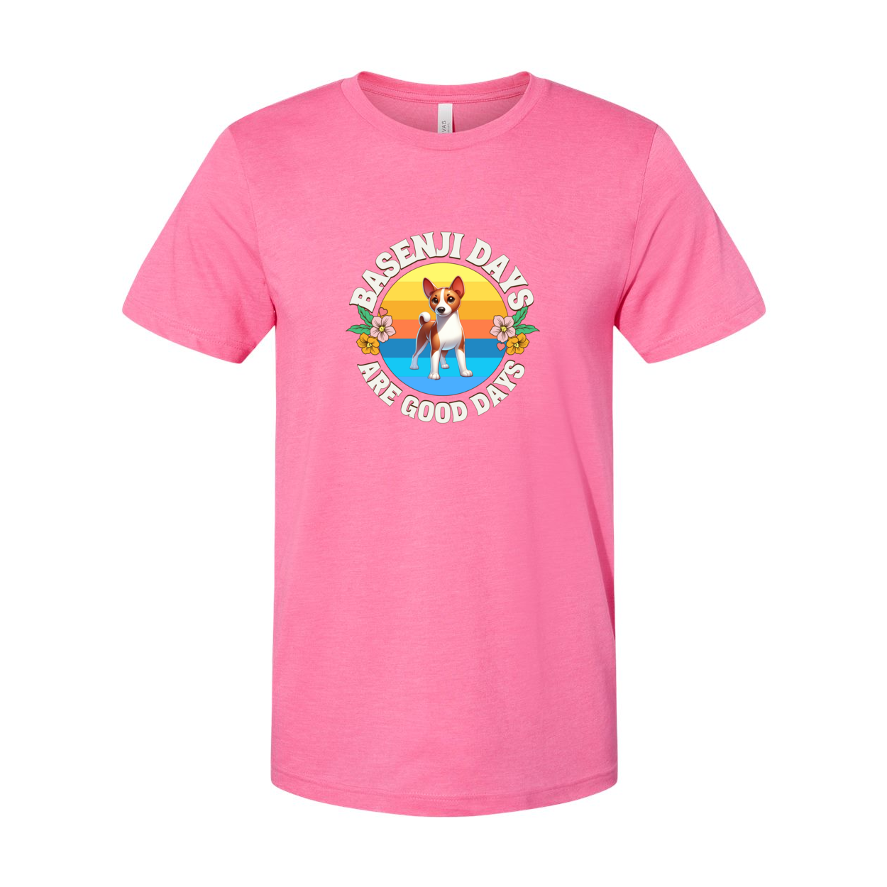 Basenji Days Are Good Days SS T-shirt - WagALotBowWow