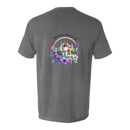 IL Akita Unisex Short Sleeve with Pocket - WagALotBowWow