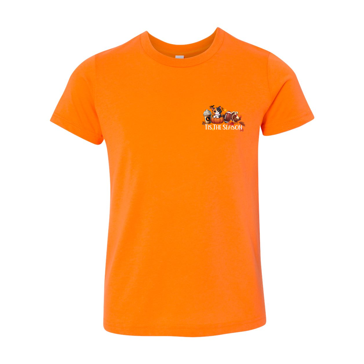 Calico Cat Tis The Season Fall Front/Back - WagALotBowWow