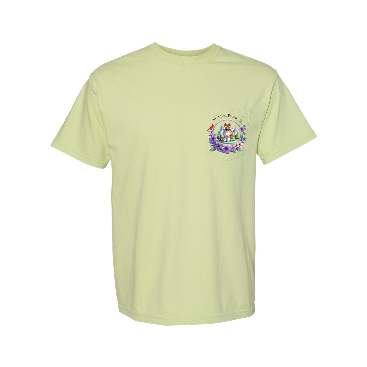 IL Akita Unisex Short Sleeve with Pocket - WagALotBowWow