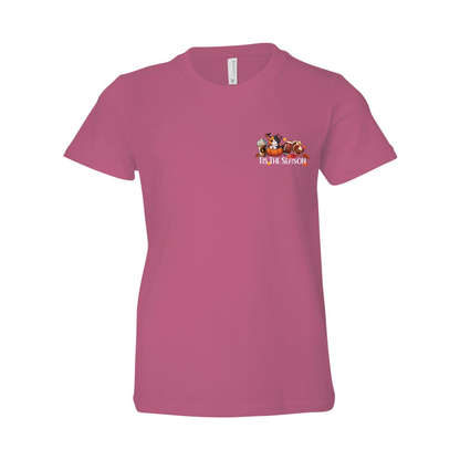 Calico Cat Tis The Season Fall Front/Back - WagALotBowWow
