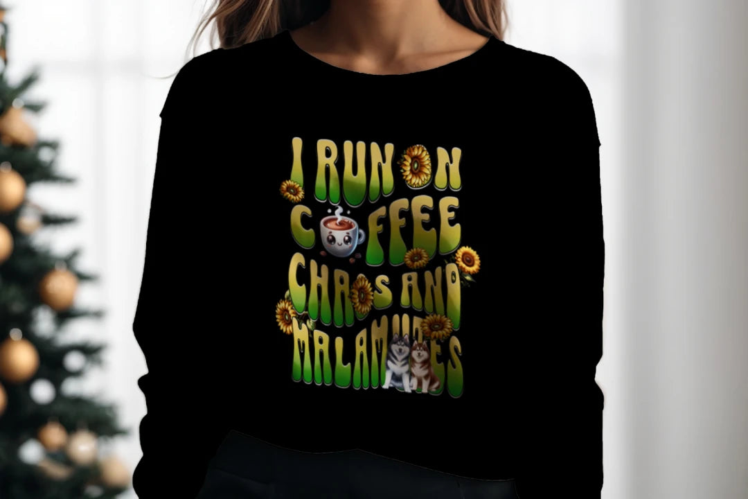 Coffee Chaos & Malamutes Sweatshirt - WagALotBowWow