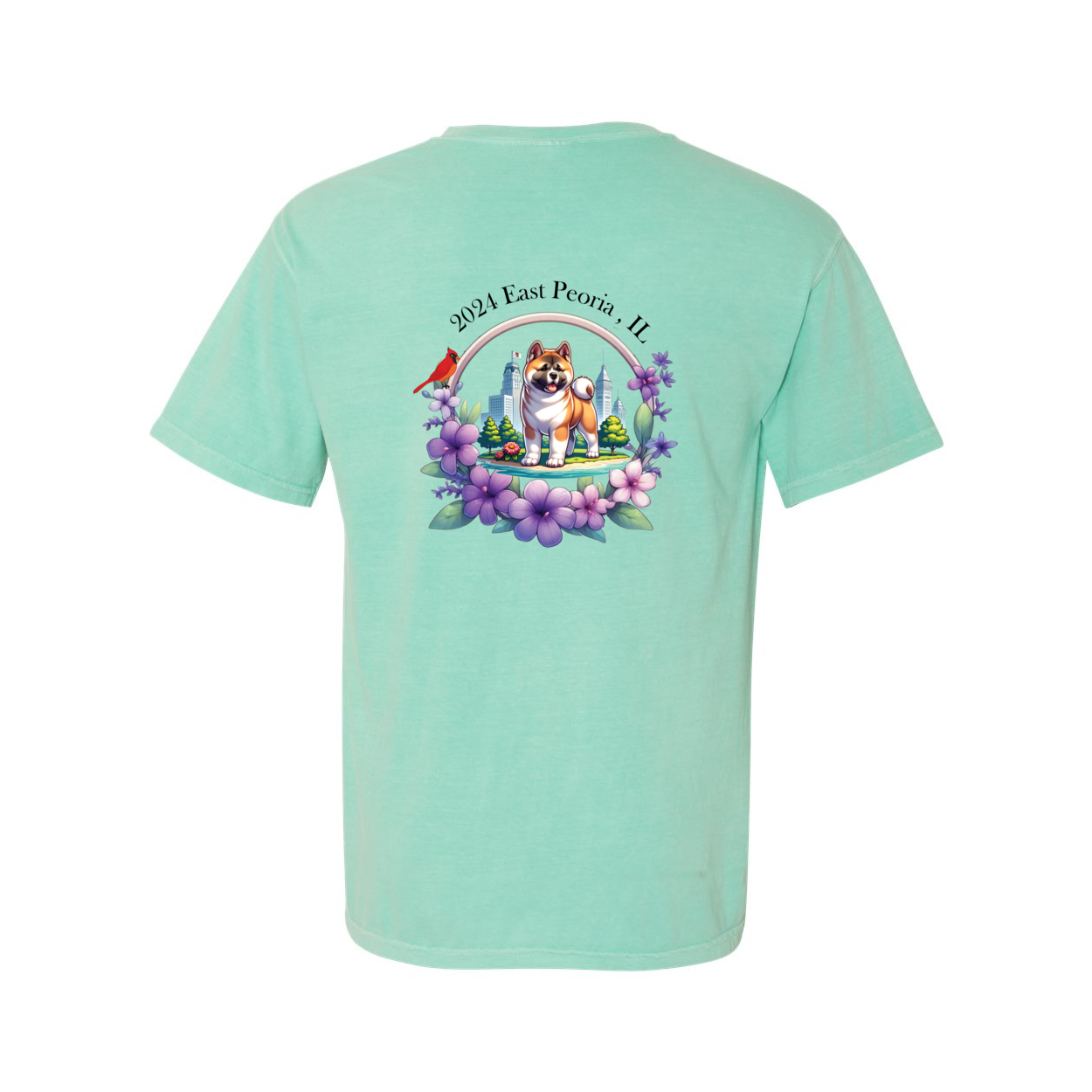 IL Akita Unisex Short Sleeve with Pocket - WagALotBowWow