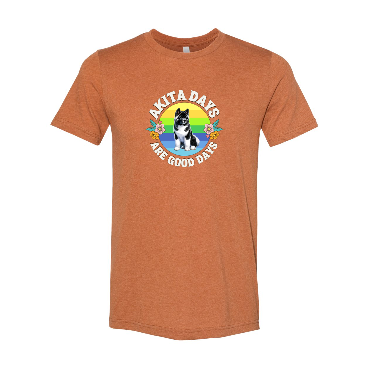 Akita Days Are Good Days SS T-Shirt - WagALotBowWow