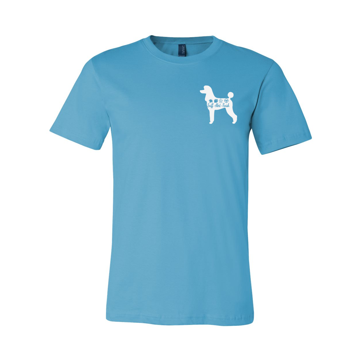 Scent Poodle 2 F/B Unisex Short Sleeve Jersey Tee - WagALotBowWow