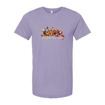 Golden Tis The Season Fall Unisex Short Sleeve Jersey Tee - WagALotBowWow