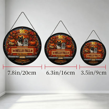 Stained Glass Suncatcher Window Hanging (Made in USA)