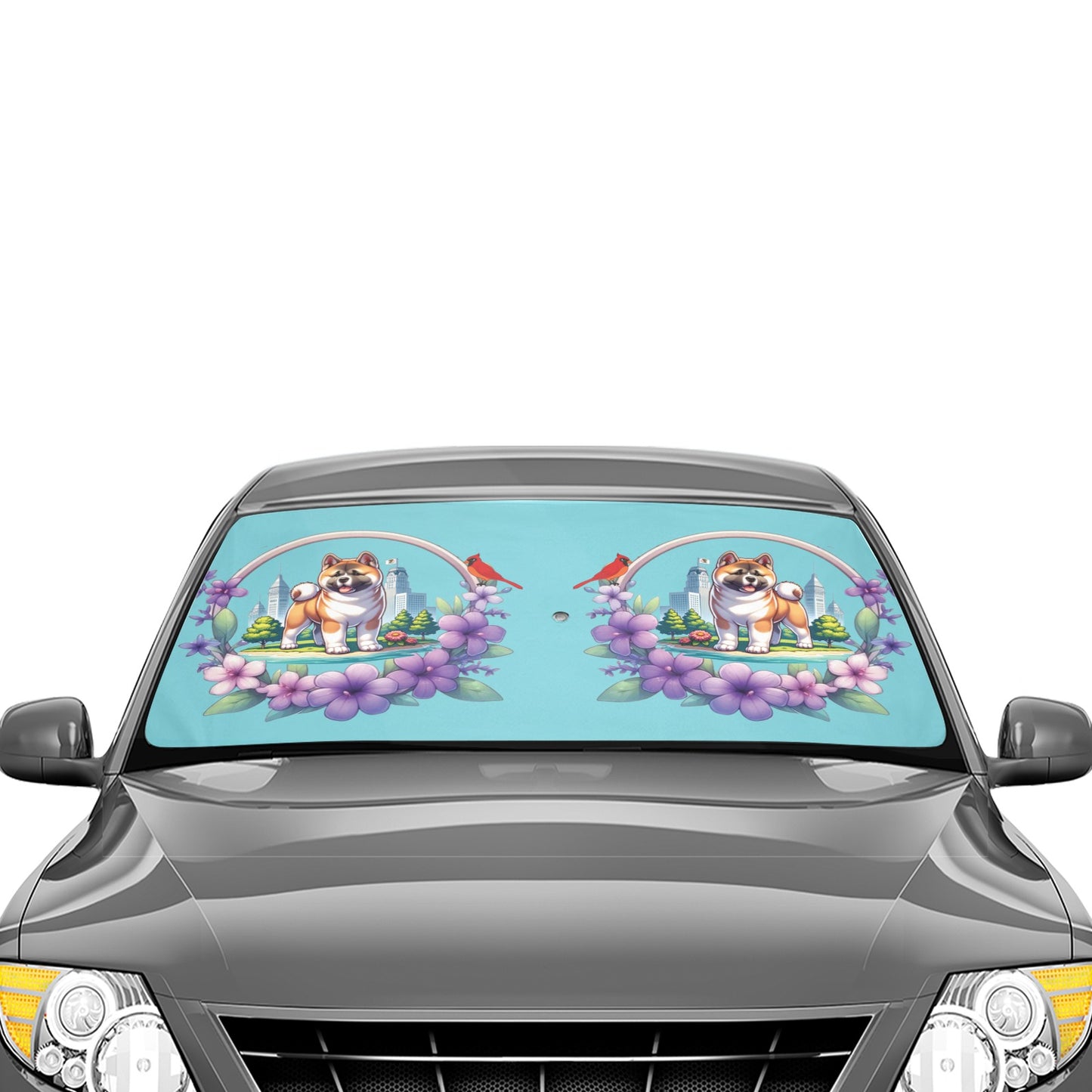 IL Akita Car Shade Windshield Umbrella - WagALotBowWow