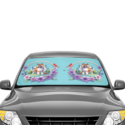 IL Akita Car Shade Windshield Umbrella - WagALotBowWow