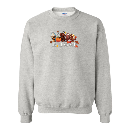 Sussex Tis The Season Fall Heavy Blend Crewneck Sweatshirt - WagALotBowWow