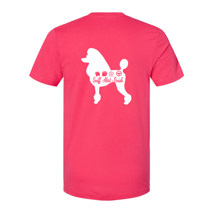 Scent Poodle Show Cut F/B Unisex Short Sleeve Jersey Tee - WagALotBowWow