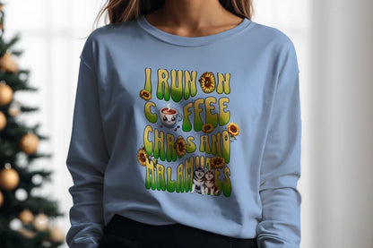 Coffee Chaos & Malamutes Sweatshirt - WagALotBowWow