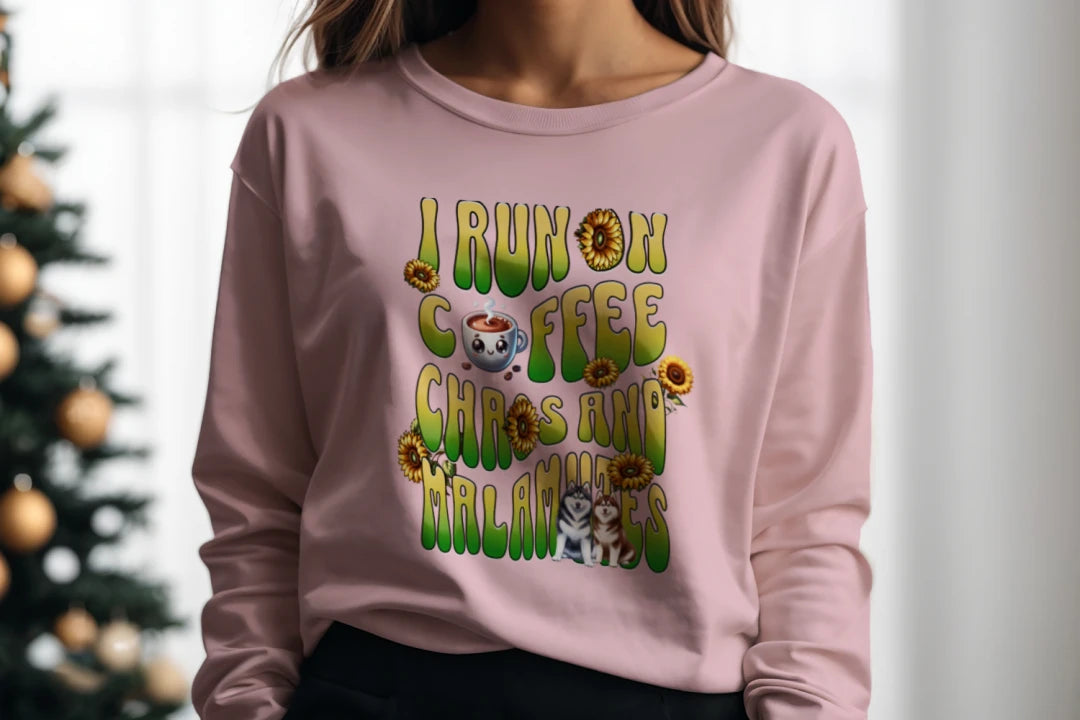 Coffee Chaos & Malamutes Sweatshirt - WagALotBowWow