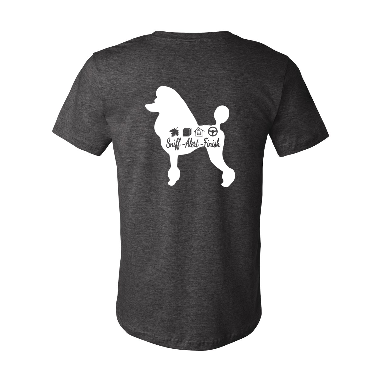 Scent Poodle Show Cut F/B Unisex Short Sleeve Jersey Tee - WagALotBowWow