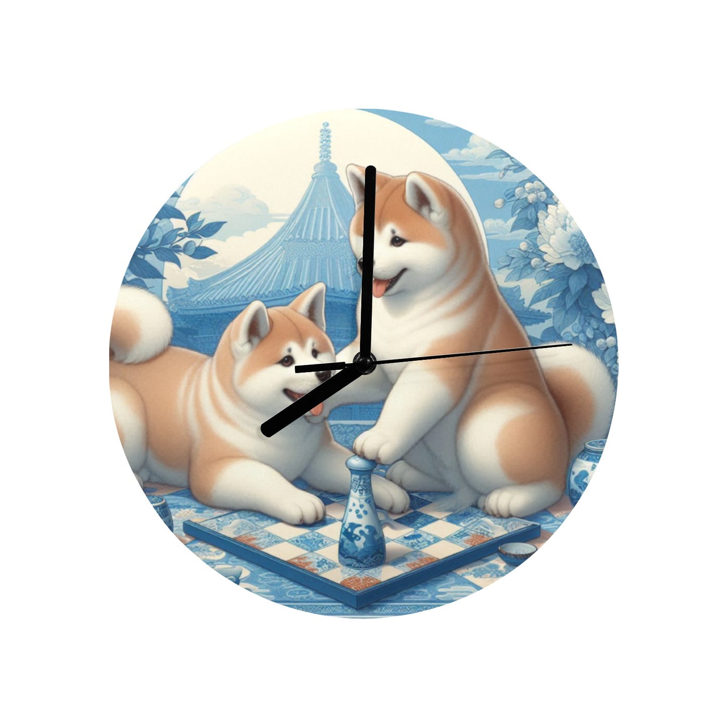 Custom USA Clock MDF Wall Clock - WagALotBowWow