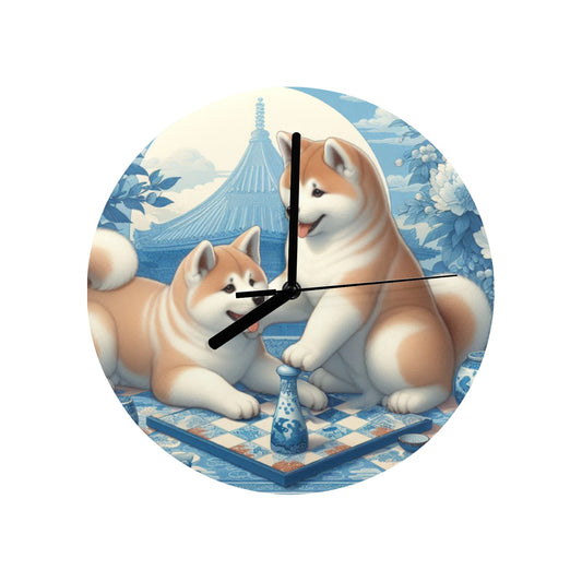 Custom USA Clock MDF Wall Clock - WagALotBowWow