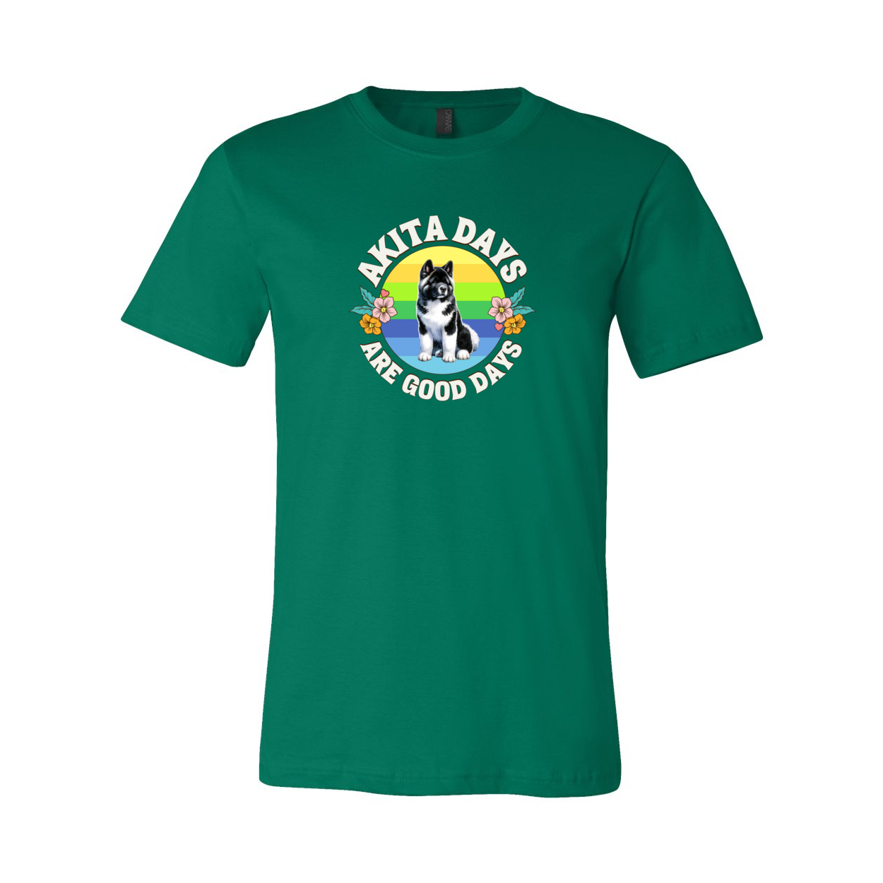 Akita Days Are Good Days SS T-Shirt - WagALotBowWow