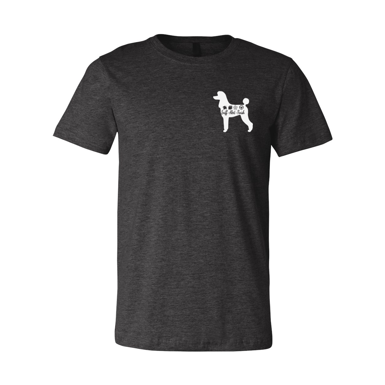 Scent Poodle 2 F/B Unisex Short Sleeve Jersey Tee - WagALotBowWow