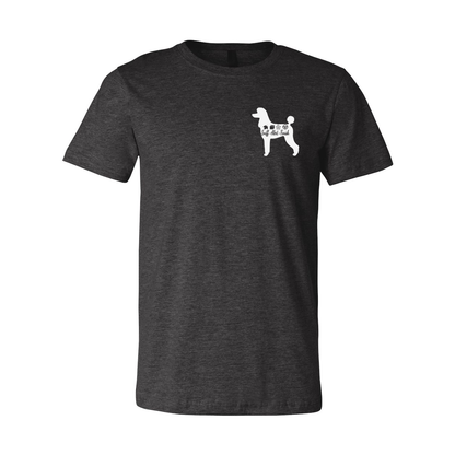 Scent Poodle 2 F/B Unisex Short Sleeve Jersey Tee - WagALotBowWow