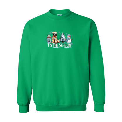 SCWT Tis The Season Winter Heavy Blend Crewneck Sweatshirt - WagALotBowWow