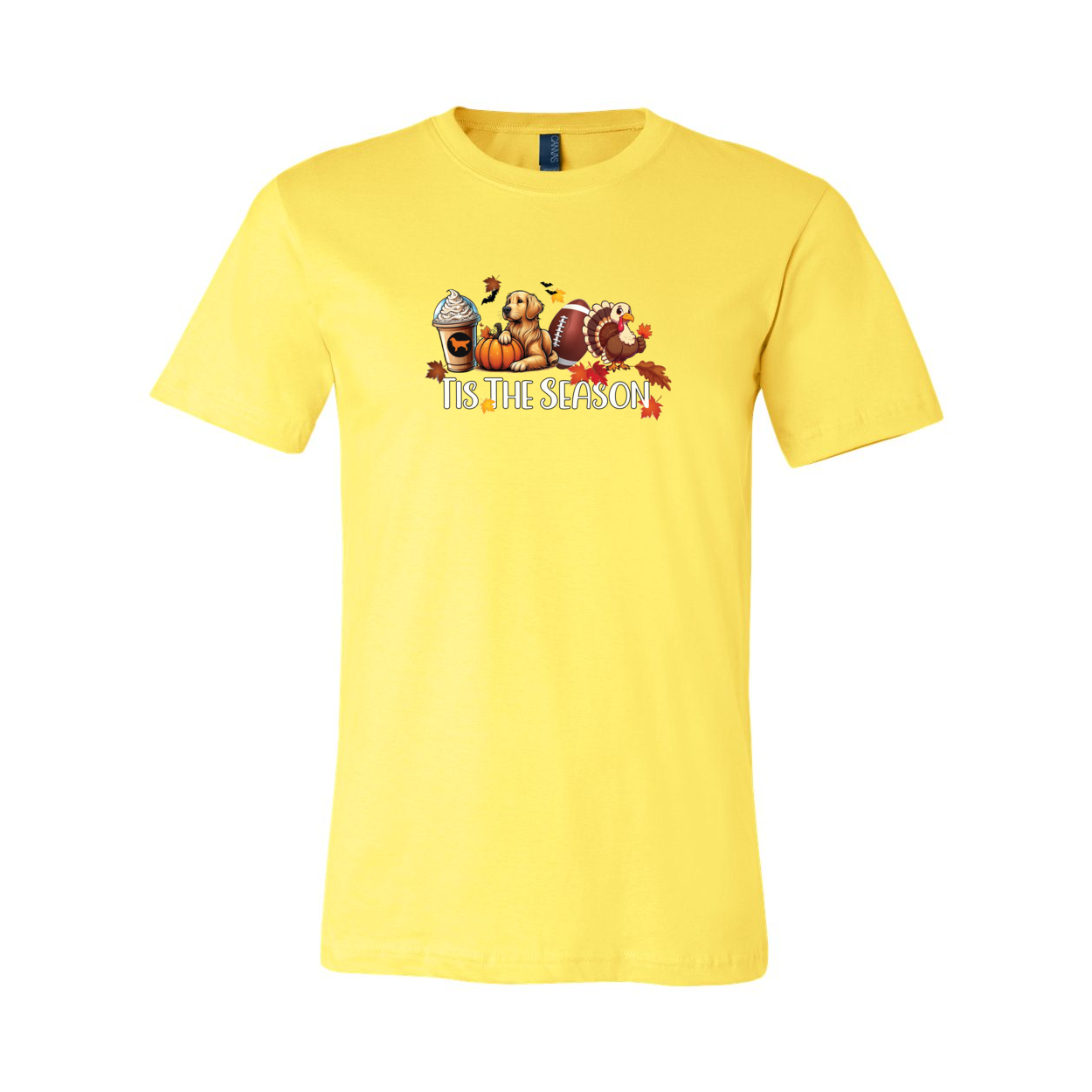 Golden Tis The Season Fall Unisex Short Sleeve Jersey Tee - WagALotBowWow