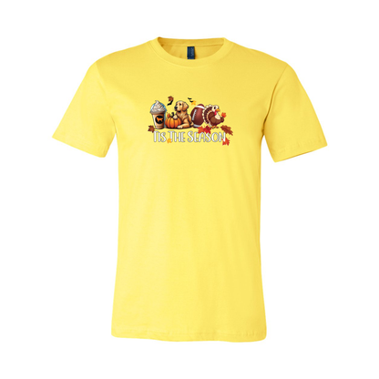 Golden Tis The Season Fall Unisex Short Sleeve Jersey Tee - WagALotBowWow