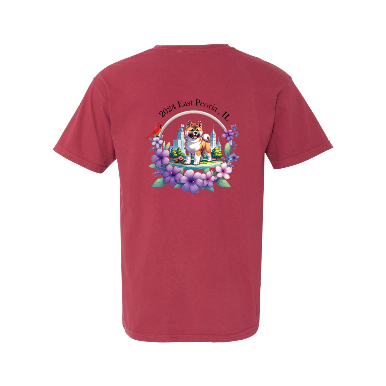 IL Akita Unisex Short Sleeve with Pocket - WagALotBowWow