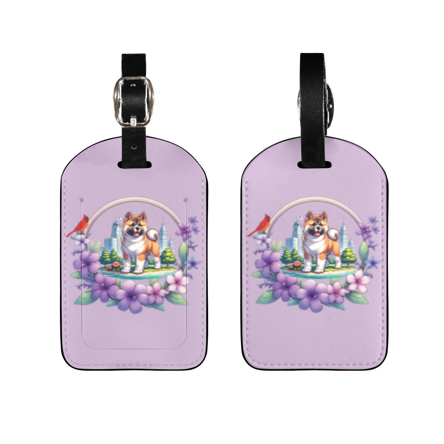 IL Akita Luggage Tag - WagALotBowWow