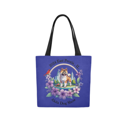 IL Akita Canvas Tote - WagALotBowWow