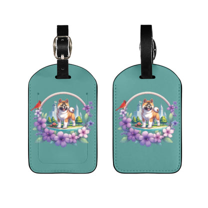 IL Akita Luggage Tag - WagALotBowWow