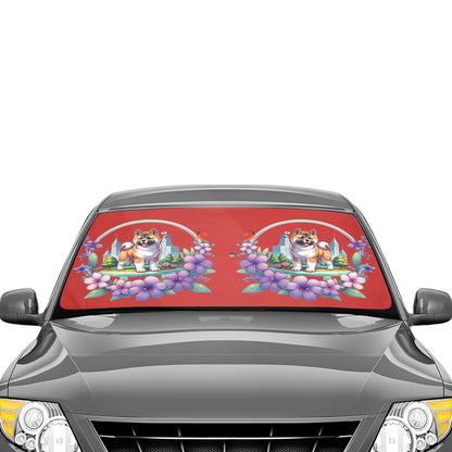 IL Akita Car Shade Windshield Umbrella - WagALotBowWow