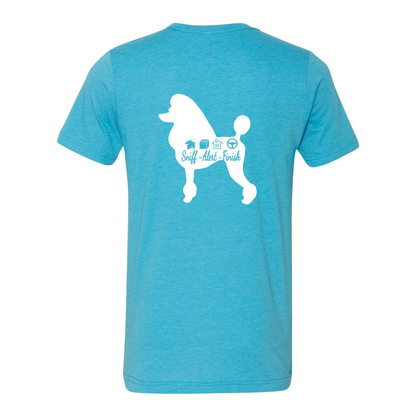 Scent Poodle Show Cut F/B Unisex Short Sleeve Jersey Tee - WagALotBowWow