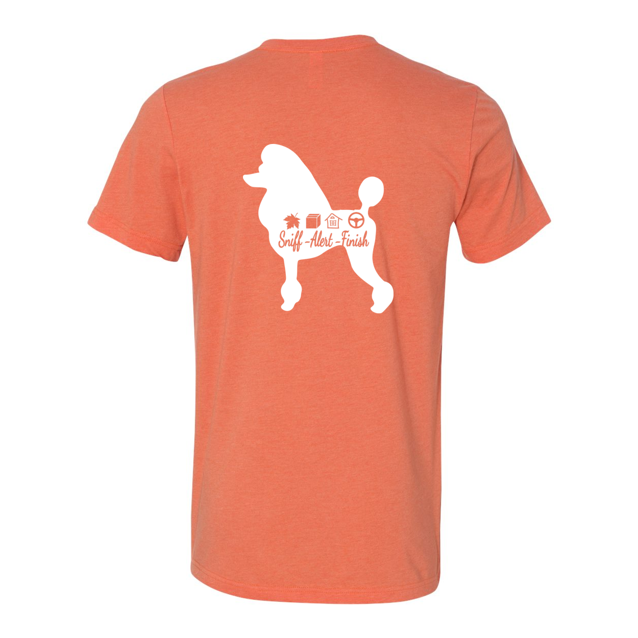 Scent Poodle Show Cut F/B Unisex Short Sleeve Jersey Tee - WagALotBowWow