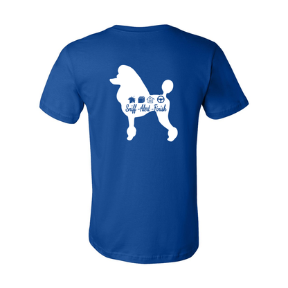 Scent Poodle Show Cut F/B Unisex Short Sleeve Jersey Tee - WagALotBowWow