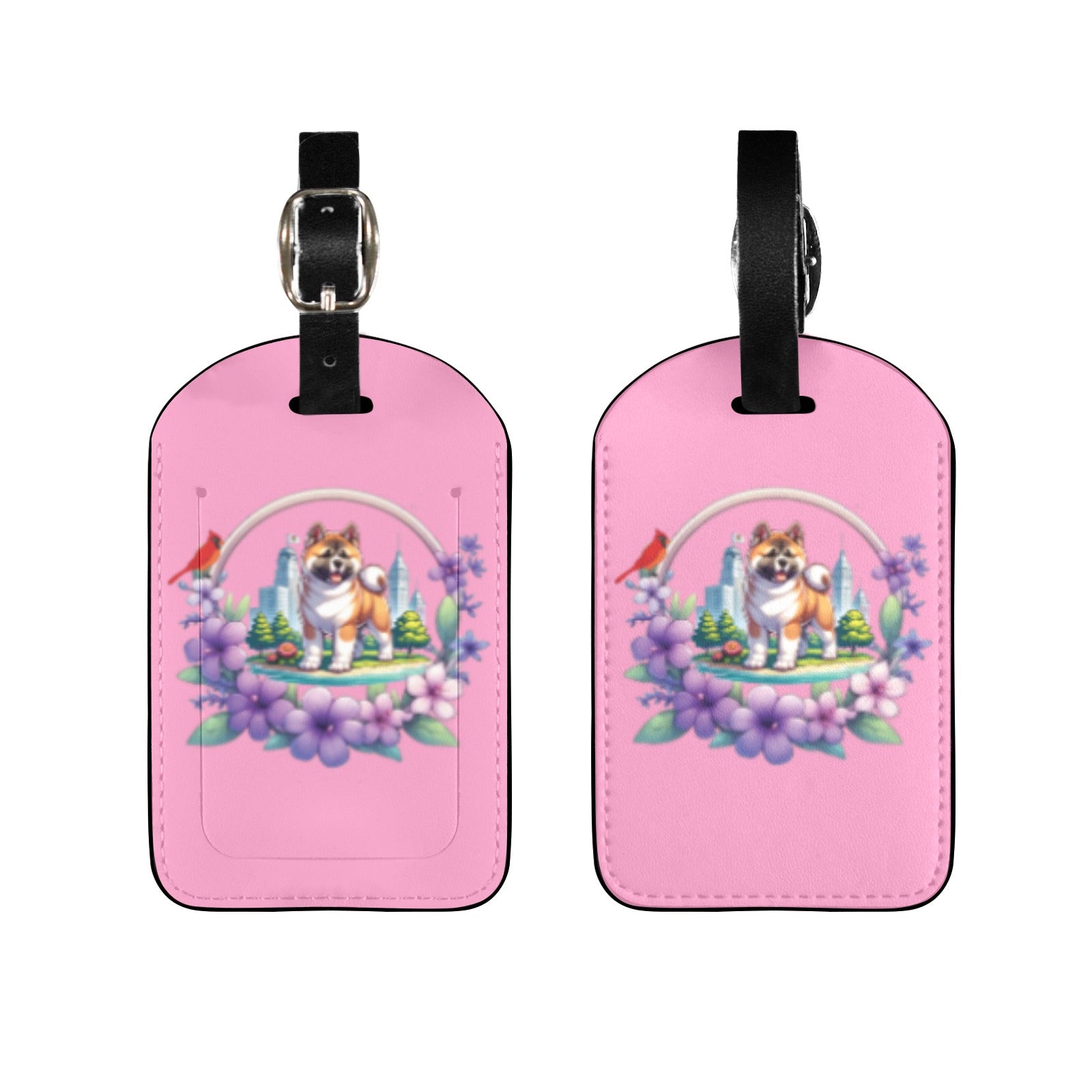 IL Akita Luggage Tag - WagALotBowWow