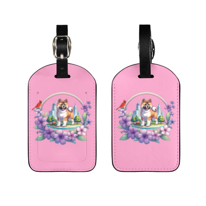 IL Akita Luggage Tag - WagALotBowWow