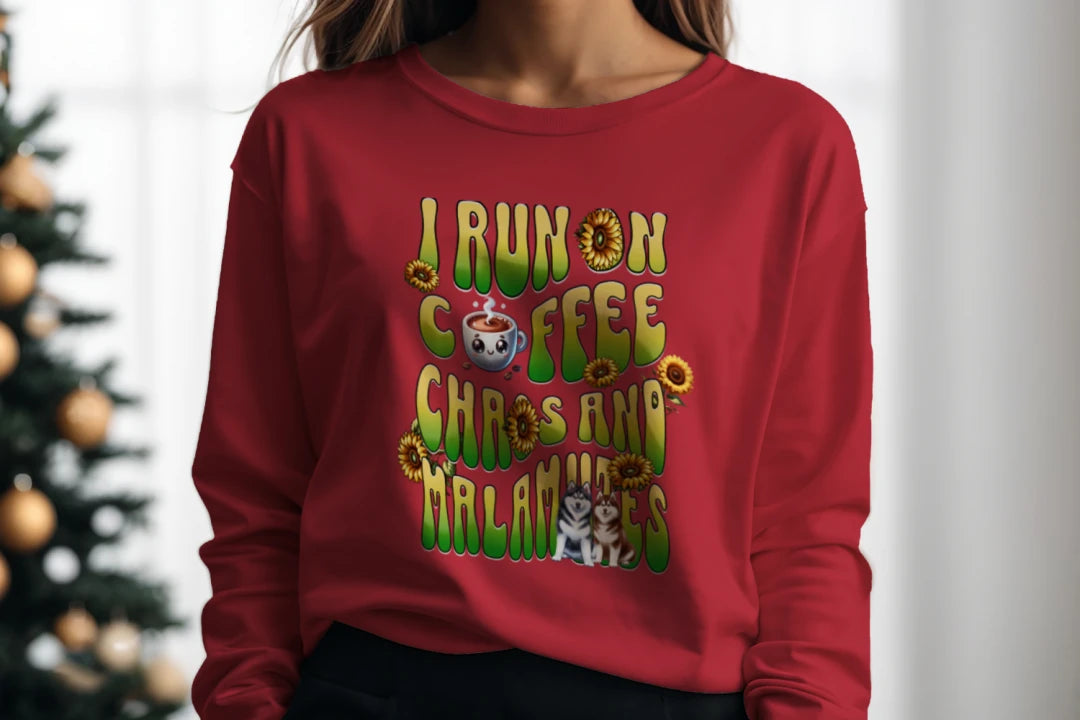 Coffee Chaos & Malamutes Sweatshirt - WagALotBowWow