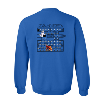 River Maze Scent Heavy Blend Crewneck Sweatshirt - WagALotBowWow