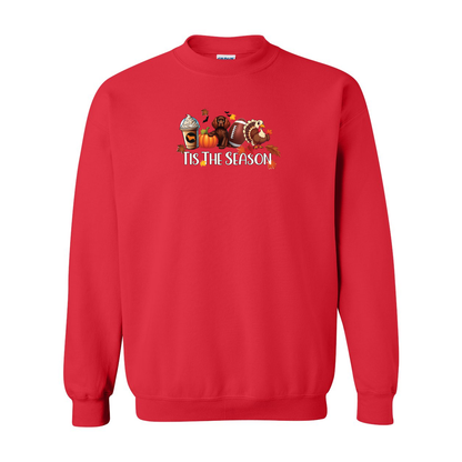 Sussex Tis The Season Fall Heavy Blend Crewneck Sweatshirt - WagALotBowWow