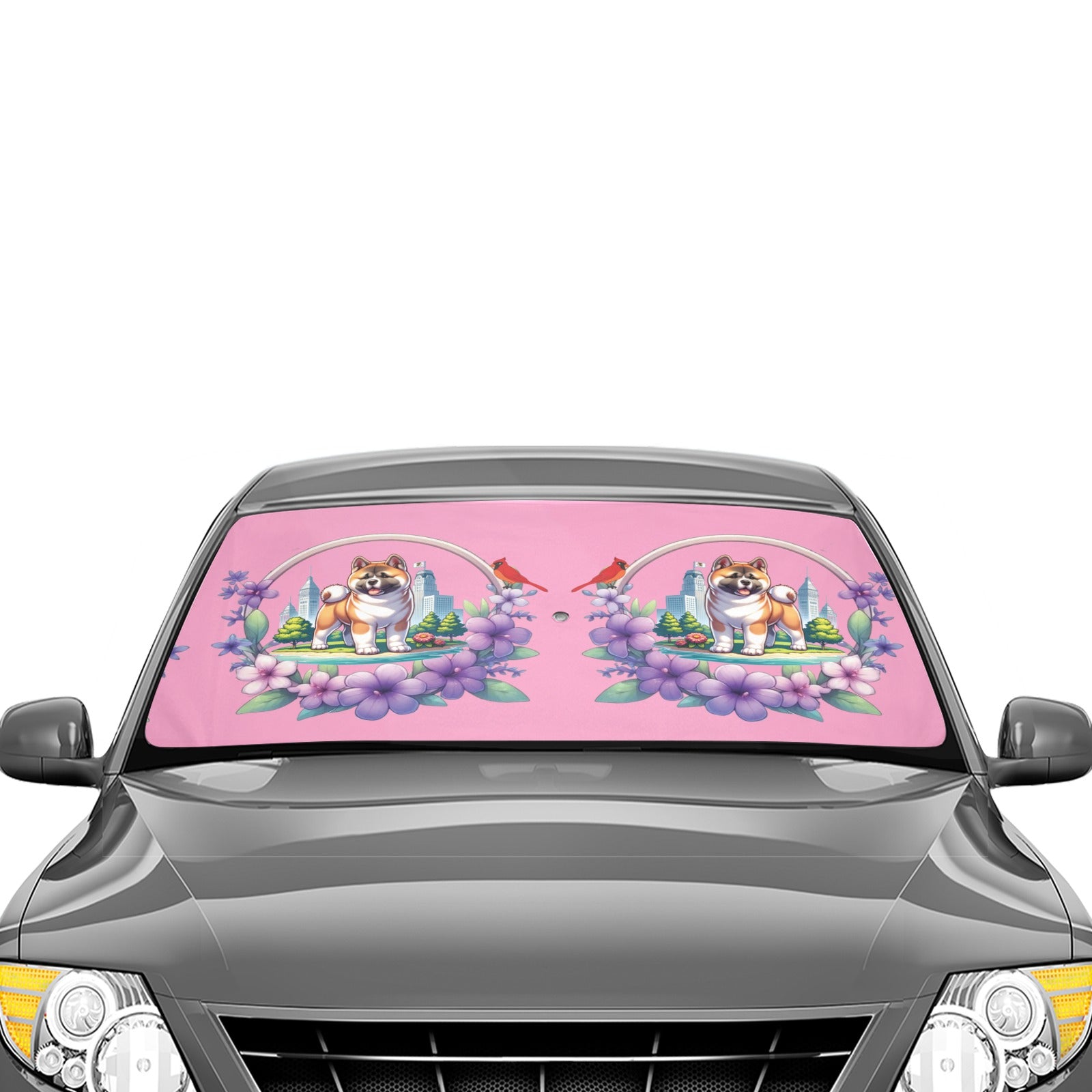 IL Akita Car Shade Windshield Umbrella - WagALotBowWow