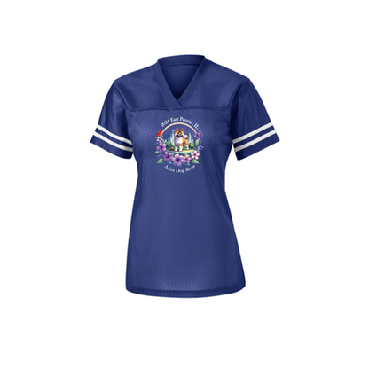 IL Akita Sport-Tek Ladies Front Only - WagALotBowWow