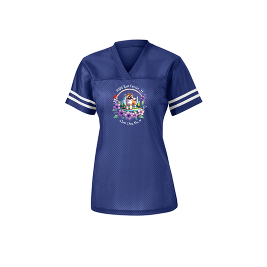 IL Akita Sport-Tek Ladies Front Only - WagALotBowWow