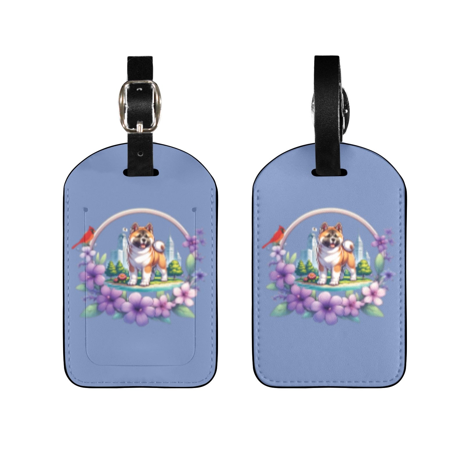 IL Akita Luggage Tag - WagALotBowWow