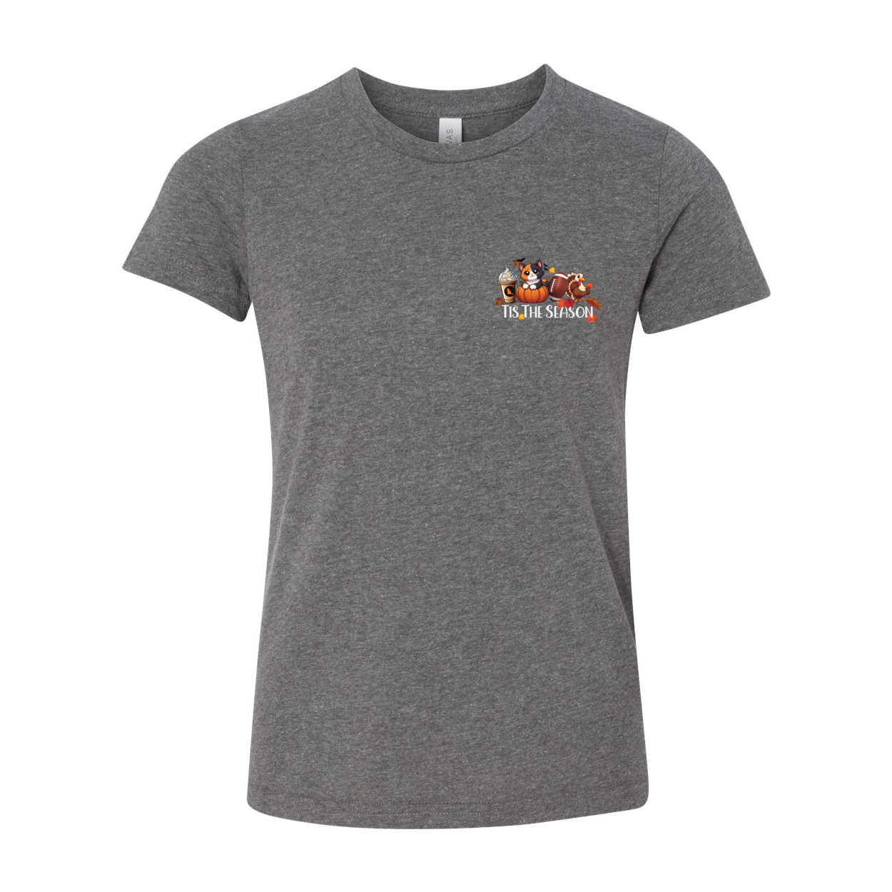 Calico Cat Tis The Season Fall Front/Back - WagALotBowWow