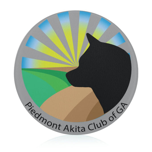 Custom Round Chopping Block Tempered Glass - WagALotBowWow