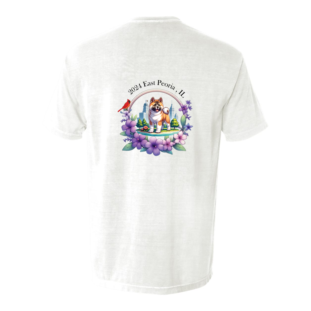 IL Akita Unisex Short Sleeve with Pocket - WagALotBowWow