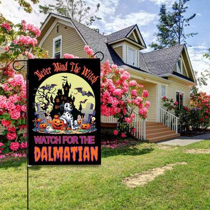 Halloween Non-Sporting Breed Garden Flags - WagALotBowWow